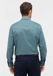 Eterna Langarmhemd MODERN FIT NON IRON Türkis/Hellblau/Grün/Blau