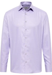 Eterna Langarmhemd COMFORT FIT Lila