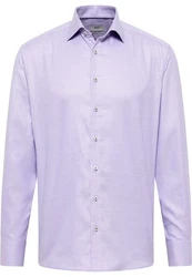 Eterna Langarmhemd COMFORT FIT Lila