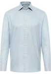 Eterna Langarmhemd COMFORT FIT Hellblau/Blau