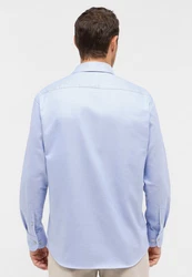 Eterna Langarmhemd COMFORT FIT Hellblau/Blau