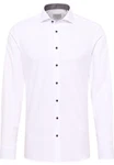 Eterna Businesshemd Slim Fit Haifischkragen Weiß/Creme/Dunkelblau/Dunkelrot