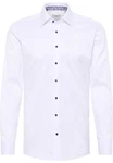 Eterna Langarmhemd SLIM FIT NON IRON Weiß/Creme
