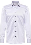 Eterna Langarmhemd SLIM FIT NON IRON Weiß/Creme/Grau