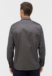 Eterna Langarmhemd Modern Fit Easy Iron Dunkelgrau/Grau/Hellgrau/Dunkelblau/Braun