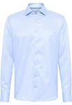 Eterna Langarmhemd MODERN FIT NON IRON Hellblau/Blau