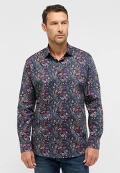 Eterna Langarmhemd MODERN FIT NON IRON Mischfarben/Grau/Rosa/Lila