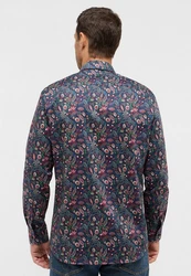 Eterna Langarmhemd MODERN FIT NON IRON Mischfarben/Grau/Rosa/Lila