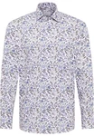 Eterna Langarmhemd MODERN FIT NON IRON Fliederfarben/Gelb/Lila