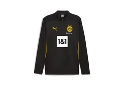 PUMA T-Shirt Borussia Dortmund Trainingstop Schwarz/Gelb