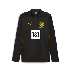 PUMA T-Shirt Borussia Dortmund Trainingstop Schwarz/Gelb