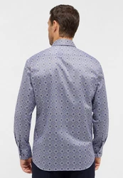 Eterna Langarmhemd MODERN FIT NON IRON Lila/Fliederfarben/Blau