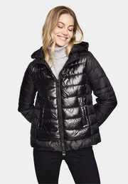 Steppjacke mit glnzendem Finish