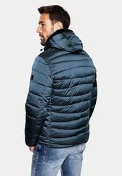 New Canadian Steppjacke Hellblau/Blau/Dunkelblau