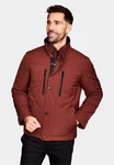 New Canadian Winterjacke Shape Memory mit zwei Brusttaschen Braun/Dunkelrot/Bordeaux/Rot
