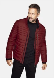 Steppjacke mit elastischem Bund am Saum und Armabschluss