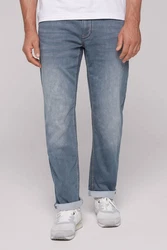 CAMP DAVID Comfort-fit Jeans mit zwei Leibhöhen Blau/Grau/Hellblau
