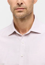 Eterna Kurzarmhemd MODERN FIT EASY IRON Weiß/Lila/Grau/Rosa