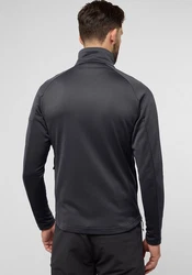 Jack Wolfskin Fleecejacke ALPGRAT FZ Dunkelgrau/Grau/Dunkelblau