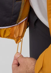 Jack Wolfskin 3-in-1 Funktionsjacke ALTENBERG Gelb/Orange/Braun