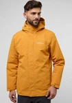 Jack Wolfskin 3-in-1 Funktionsjacke ALTENBERG Gelb/Orange/Braun