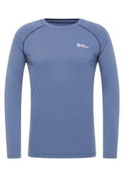 Jack Wolfskin Langarmshirt INFINITE LIGHT LS M Grau/Hellblau/Dunkelblau