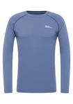Jack Wolfskin Langarmshirt INFINITE LIGHT LS M Grau/Hellblau/Dunkelblau