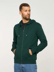 recolution Sweatjacke Men Hoodie Grün/Dunkelgrün