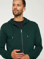 recolution Sweatjacke Men Hoodie Grün/Dunkelgrün