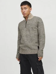 JACK & JONES Pullover 'JCOSpace' beigemeliert/meliert