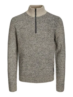 JACK & JONES Pullover 'JCOSpace' beigemeliert/meliert JACK & JONES Pullover 'JCOSpace' beigemeliert/meliert