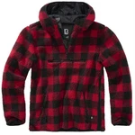 Brandit Teddyfleece Worker Pullover Rot/Dunkelrot Brandit Teddyfleece Worker Pullover Rot/Dunkelrot