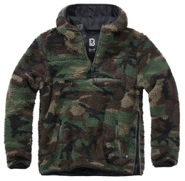 Fleecepullover Herren Fleecepullover Teddyfleece Worker