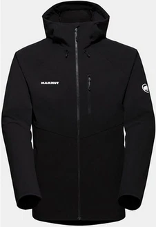 Mammut Funktionsjacke Ultimate Comfort SO Hooded Jacket Schwarz