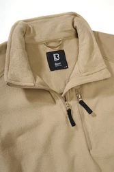 Brandit Fleece Troyer Ripstop Braun/Khaki