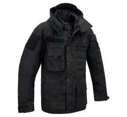 Brandit Funktionsjacke Performance Outdoorjacket Schwarz/Dunkelblau/Grau