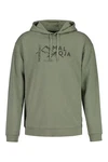 Maloja Hoodie Herren Kapuzenpullover ZirbeneckM Dunkelgrün/Grün
