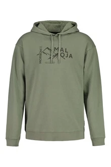 Maloja Hoodie Herren Kapuzenpullover ZirbeneckM Dunkelgrün/Grün