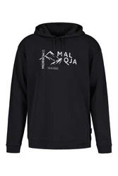 Maloja Hoodie Herren Kapuzenpullover ZirbeneckM Schwarz/Dunkelblau/Rosa/Rot