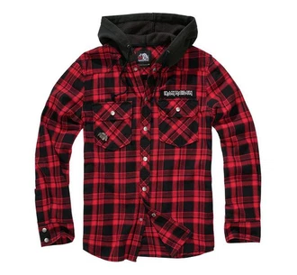 Brandit Outdoorhemd Herren Langarmhemd Iron Maiden Sweathood Eddy Brandit Outdoorhemd Herren Langarmhemd Iron Maiden Sweathood Eddy