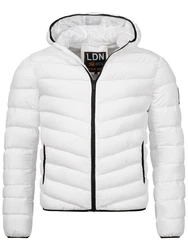 Brave Soul Steppjacke Grantplain Creme/Weiß