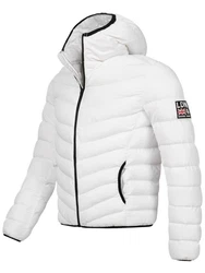 Brave Soul Steppjacke Grantplain Creme/Weiß
