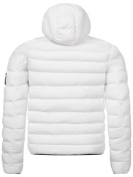 Brave Soul Steppjacke Grantplain Creme/Weiß