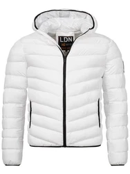 Brave Soul Steppjacke Grantplain Creme/Weiß