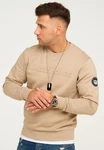 Jack & Jones Sweatshirt JCOBOOM SWEAT CREW NECK Beige/Khaki