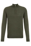 WE Fashion Sweater Dunkelgrün/Grün