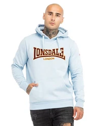 Lonsdale Hoodie Kapuzenpullover Classic LL002 Blau/Hellblau