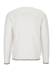 19V69 Italia Strickpullover KRIS Herren Pullover Basic mit Logopatch 