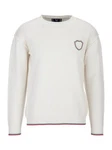 19V69 Italia Strickpullover KRIS Herren Pullover Basic mit Logopatch 