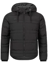 Brave Soul Steppjacke Bobbie Schwarz/Dunkelgrau/Grau